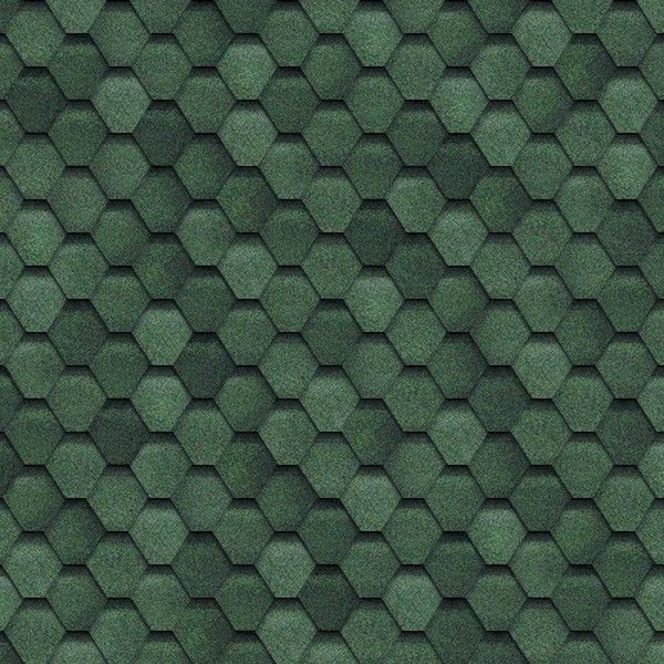 Мягкая битумная черепица Shinglas Финская, Зелёный